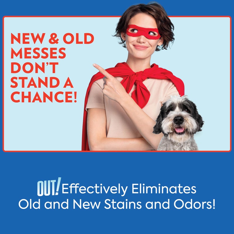 OUT! PetCare Pet Odor & Stain Remover Spray, Carpet & Floor Cleaner, Deodorizer for Dogs & Cats, Made in USA, 32 fl oz (2 Pack) - Image 5
